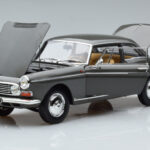 Peugeot 404 Coupe Graphite Cinzento Norev 1:18 - image 2 of 7