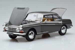 Peugeot 404 Coupe Graphite Cinzento Norev 1:18 184834 Metal - imagem 2 de 7
