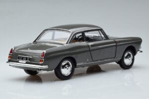 Peugeot 404 Coupe Graphite Cinzento Norev 1:18 184834 Metal - imagem 3 de 7