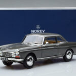 Peugeot 404 Coupe Graphite Cinzento Norev 1:18 - image 7 of 7