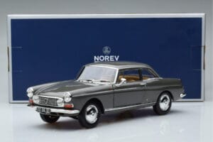 Peugeot 404 Coupe Graphite Cinzento Norev 1:18 184834 Metal - imagem 7 de 7