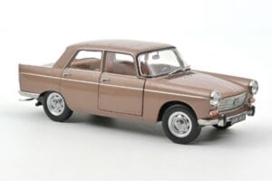 Peugeot 404 Com Caravana Henon Norev 1:18 184837 Metal - imagem 2 de 7