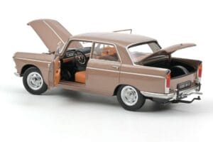 Peugeot 404 Com Caravana Henon Norev 1:18 184837 Metal - imagem 3 de 7