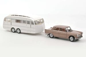 Peugeot 404 Com Caravana Henon Norev 1:18 184837 Metal