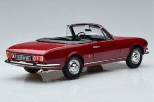 Peugeot 504 Cabriolet Vermelho Norev 1:18 184818 Metal - imagem 3 de 8