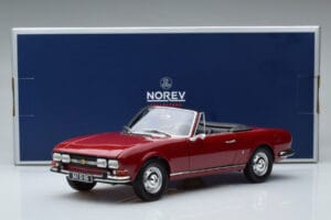 Peugeot 504 Cabriolet Vermelho Norev 1:18 184818 Metal - imagem 8 de 8