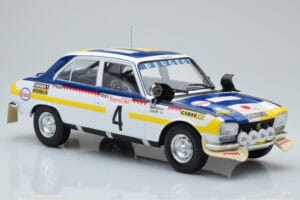 Peugeot 504 Ti #4 T. Makinen / H. Liddon Rally Morocco 1975 IXO 1:18 18RMC044B Metal - imagem 4 de 6