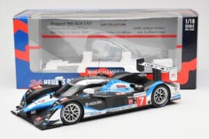 Peugeot 908 HDI FAP LMP1 #7 N. Minassian / P. Lamy / C. Klien 6th Place 24 Hours of Le Mans 2009 Minichamps 1:18 150091207 Me - imagem 6 de 6