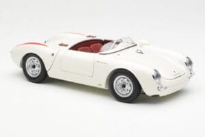 Porsche 550 Spyder Edição 70 Anos Branco Schuco 1:18 450033300 Metal - imagem 6 de 8