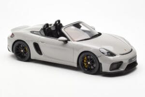 Porsche 718 Spyder Crayon Cinzento GT Spirit 1:18 GT436 Resina - imagem 4 de 6