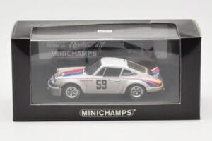 Porsche 911 2.8 Carrera RSR Brumos #59 P. Gregg / H. Haywood Winner 24 Hours of Daytona 1973 Minichamps 1:43 430736959 Metal - imagem 4 de 4