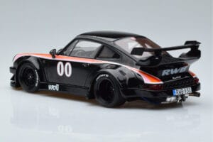 Porsche 911 930 RWB Yaju Preto GT Spirit 1:18 GT413 Resina - imagem 5 de 6