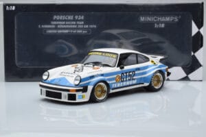Porsche 911 934 Tebernum Racing Team #52 T. Schenken Nurburgring 300km 1976 Minichamps 1:18 155766452 Metal - imagem 6 de 6