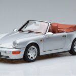 Porsche 911 964 Carrera 2 Cabriolet Prata Norev 1:18 187330 Metal