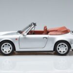 Porsche 911 964 Carrera 2 Cabriolet Prata Norev 1:18 187330 Metal - image 4 of 7