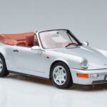 Porsche 911 964 Carrera 2 Cabriolet Prata Norev 1:18 187330 Metal - image 5 of 7
