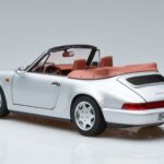 Porsche 911 964 Carrera 2 Cabriolet Prata Norev 1:18 187330 Metal - image 6 of 7