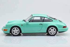 Porsche 911 964 Carrera 2 Mint Verde Norev 1:18 187327 Metal - imagem 5 de 8