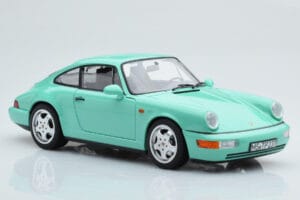 Porsche 911 964 Carrera 2 Mint Verde Norev 1:18 187327 Metal - imagem 6 de 8