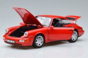 Porsche 911 964 Carrera 2 Vermelho Norev 1:18 187320 Metal - imagem 2 de 7