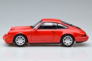 Porsche 911 964 Carrera 2 Vermelho Norev 1:18 187320 Metal - imagem 4 de 7