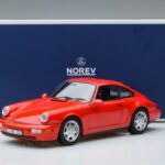 Porsche 911 964 Carrera 2 Vermelho Norev 1:18 187320 Metal - image 7 of 7