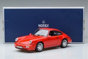 Porsche 911 964 Carrera 2 Vermelho Norev 1:18 187320 Metal - imagem 7 de 7