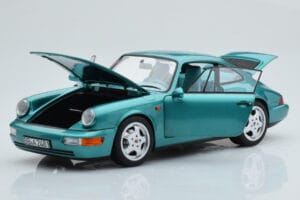 Porsche 911 964 Carrera 2 Wimbledon Verde Norev 1:18 187329 Metal - imagem 2 de 8