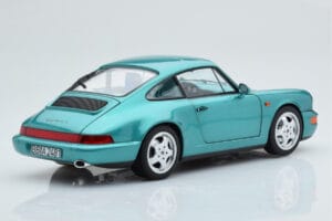 Porsche 911 964 Carrera 2 Wimbledon Verde Norev 1:18 187329 Metal - imagem 4 de 8