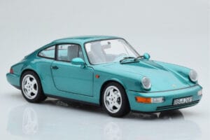 Porsche 911 964 Carrera 2 Wimbledon Verde Norev 1:18 187329 Metal - imagem 6 de 8