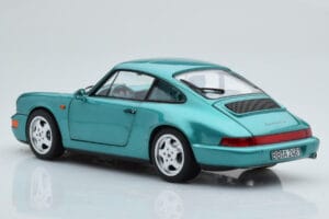 Porsche 911 964 Carrera 2 Wimbledon Verde Norev 1:18 187329 Metal - imagem 7 de 8