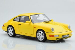 Porsche 911 964 Carrera 2 Amarelo Norev 1:18 187328 Metal - imagem 6 de 8