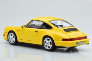 Porsche 911 964 Carrera 2 Amarelo Norev 1:18 187328 Metal - imagem 7 de 8