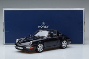 Porsche 911 964 Carrera 4 Targa Azul Norev 1:18 187340 Metal - imagem 8 de 8