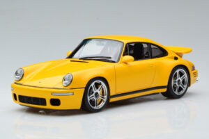 Porsche 911 964 RUF CTR Anniversary Blossom Amarelo Almost Real 1:18