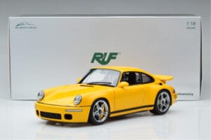 Porsche 911 964 RUF CTR Anniversary Blossom Amarelo Almost Real 1:18 880301 Metal - imagem 8 de 8