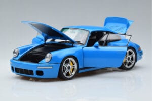 Porsche 911 964 RUF SCR Mexico Azul Almost Real 1:18 880202 Metal - imagem 2 de 10