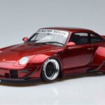 Porsche 911 964 RWB Duck Tail Candy Apple GT Spirit 1:18 GT759 Resina