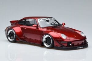 Porsche 911 964 RWB Duck Tail Candy Apple GT Spirit 1:18 GT759 Resina - imagem 4 de 6