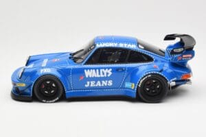 Porsche 911 964 RWB Osho Arrow Azul GT Spirit 1:18 GT448 Resina - imagem 3 de 6