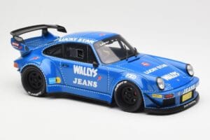 Porsche 911 964 RWB Osho Arrow Azul GT Spirit 1:18 GT448 Resina - imagem 4 de 6