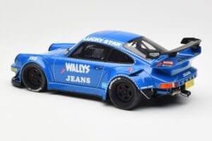 Porsche 911 964 RWB Osho Arrow Azul GT Spirit 1:18 GT448 Resina - imagem 5 de 6