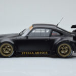 Porsche 911 964 RWB Stella Artois Preto GT Spirit 1:18 - image 3 of 6