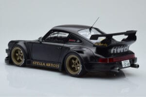 Porsche 911 964 RWB Stella Artois Preto GT Spirit 1:18 GT421 Resina - imagem 5 de 6