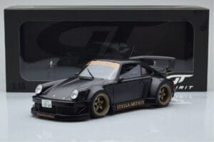 Porsche 911 964 RWB Stella Artois Preto GT Spirit 1:18 GT421 Resina - imagem 6 de 6