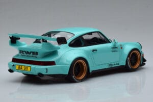 Porsche 911 964 RWB Tiffany Azul GT Spirit 1:18 GT875 Resina - imagem 2 de 6