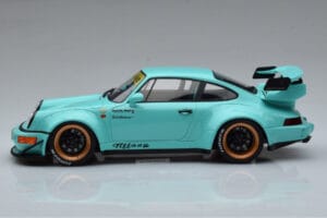 Porsche 911 964 RWB Tiffany Azul GT Spirit 1:18 GT875 Resina - imagem 3 de 6