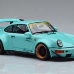 Porsche 911 964 RWB Tiffany Azul GT Spirit 1:18 - image 4 of 6