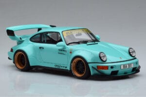 Porsche 911 964 RWB Tiffany Azul GT Spirit 1:18 GT875 Resina - imagem 4 de 6