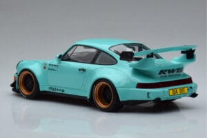 Porsche 911 964 RWB Tiffany Azul GT Spirit 1:18 GT875 Resina - imagem 5 de 6